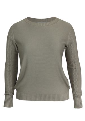 Blusa Manga Longa Pau a Pique Modal Cinza