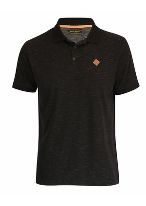 Polo Pau a Pique Estampada Grafite