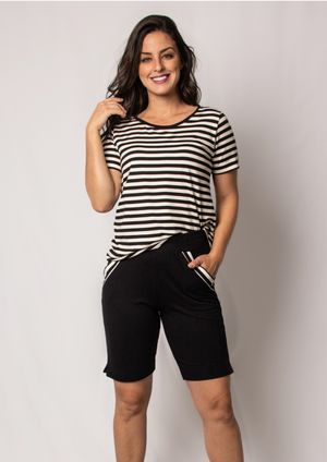 Shorts Pau a Pique Básico Preto
