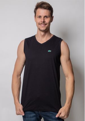 Regata Pau a Pique machão Preto