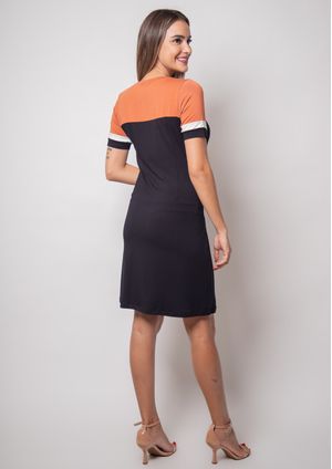 Vestido Pau a Pique Básico Preto