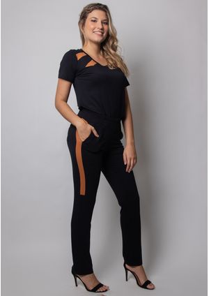 Calça Pau a Pique Básica Preto