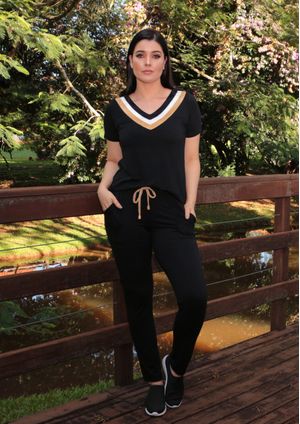 Calça Pau a Pique Básica Preto