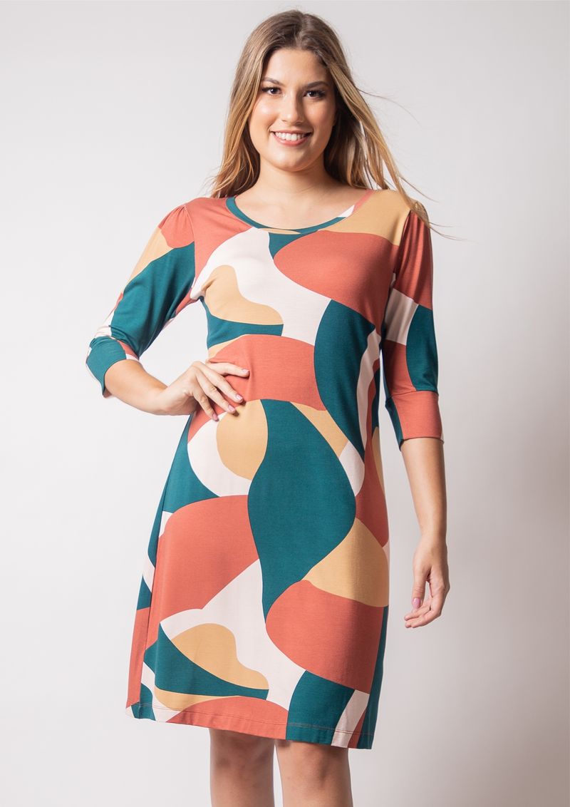 VESTIDO-PAU-A-PIQUE-MANGA-3-4-ESTAMPADO-9272-LARANJA-F