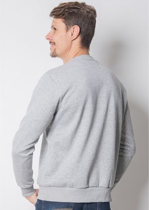 Blusa Pau a Pique Moletom Cinza