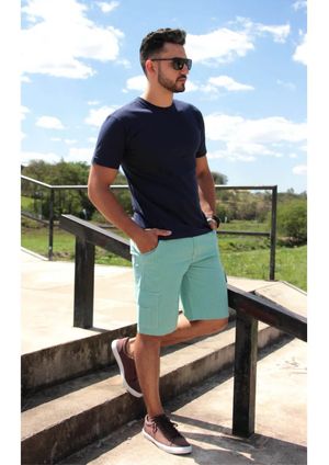 Bermuda Pau a Pique Sarja Verde