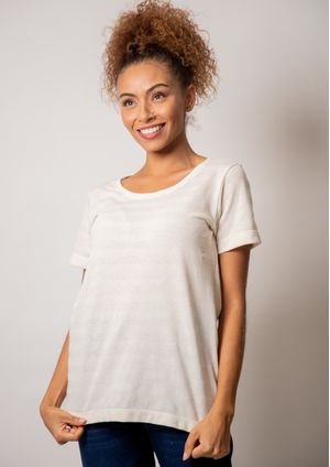 Blusa Pau a Pique Básica Cru