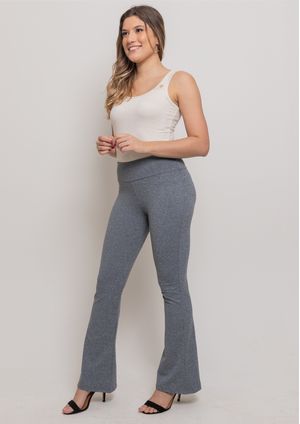 Calça Básica Pau a Pique Bailarina Grafite