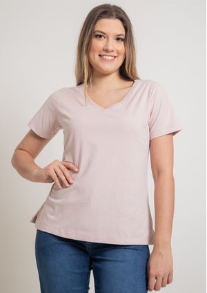 Blusa Pau a Pique Básica Rosa