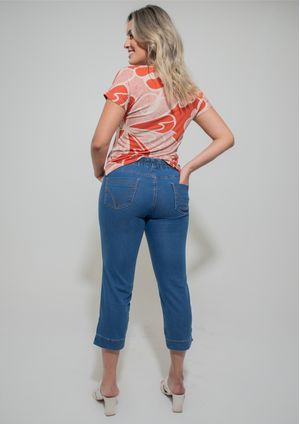 Corsário Pau a Pique Básica Jeans Claro