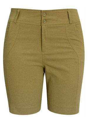 Shorts Pau a Pique Básico Sarja Cáqui