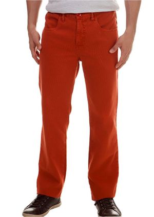 Calça  Pau a Pique masculina em algodão com bolso e zíper