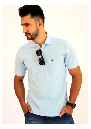 Camisa Pau a Pique Polo Piquet Azul