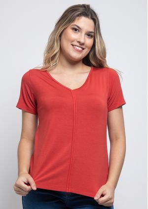 Blusa Pau a Pique Básica Telha