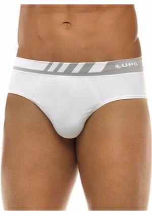 Cueca Slip Lupo - Branco - 00691 | Pau a Pique