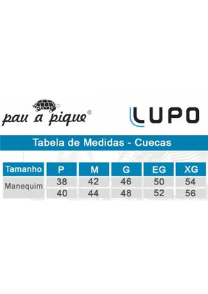 Cueca Boxer Lupo - Azul Marinho - 00523 | Pau a Pique