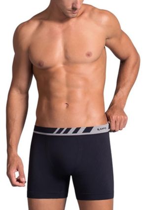 Cueca Boxer Microfibra Lupo - Preto - 00671 | Pau a Pique