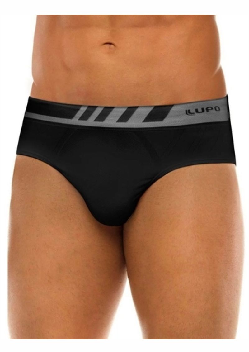 cueca-slip-lupo-pau-a-pique-microfibra-00691-preto