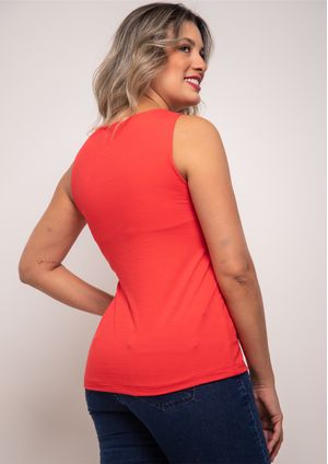 Regata Pau a Pique Básica Coral