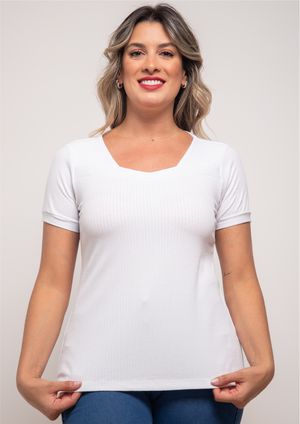 Blusa Pau a Pique Básica Branco