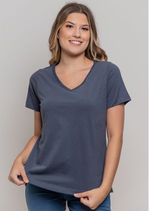 Blusa Pau a Pique Básica Chumbo