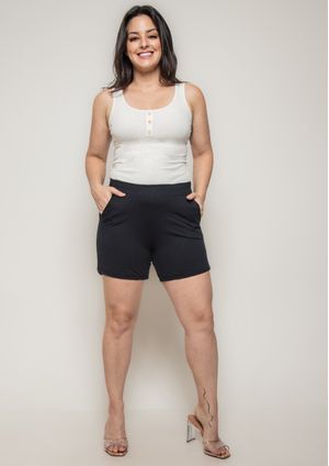 Shorts Pau a Pique Básico Preto