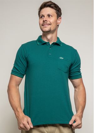 Camisa Pau a Pique Polo Piquet Verde