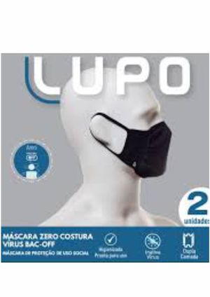Kit com 2 Máscaras Lupo - Nude/Marrom - Zero Costura Bac-Off | Pau a Pique