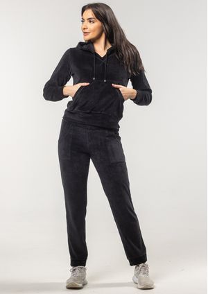 Calça Pau a Pique Plush Básica Preto