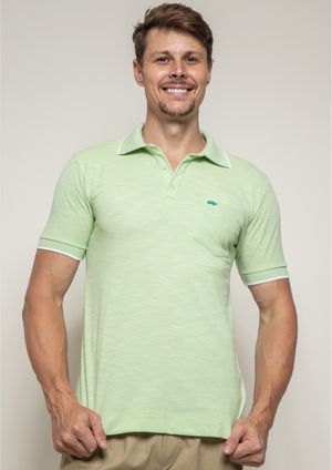 Camisa Polo Pau a Pique Piquet Verde