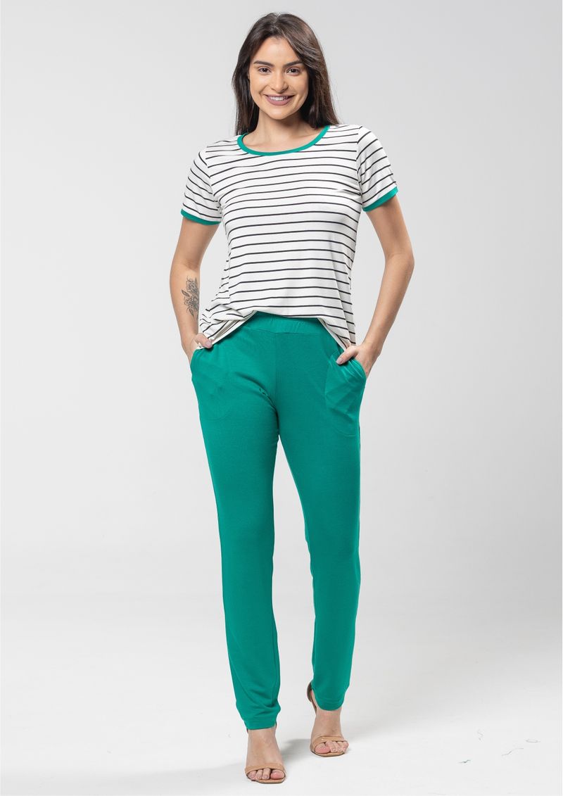 conjunto-calca-verde-blusa-listrada