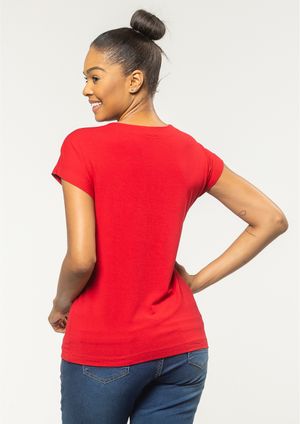 Blusa Pau a Pique Básica Vermelho