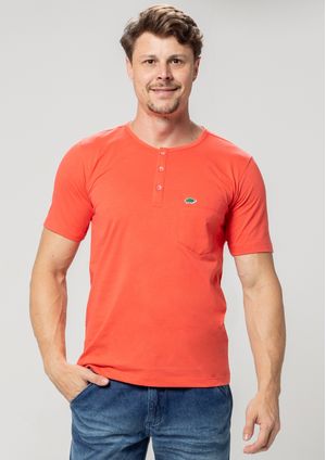 Camiseta Pau a Pique botões Pitanga