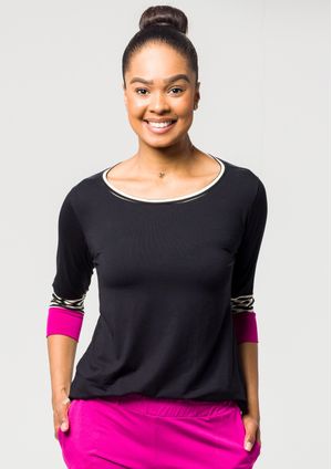Blusa Pau a Pique Básica Preto