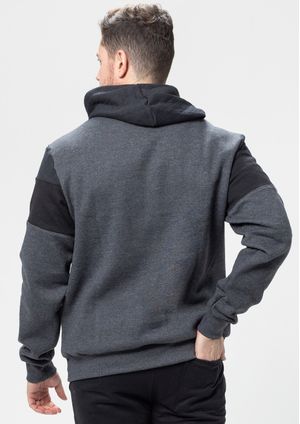 Blusa Moletom Pau a Pique Capuz Mescla