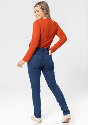 Calça Jeans Pau a Pique Básica Azul Claro
