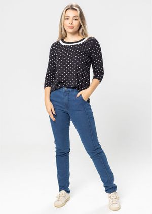 Calça Jeans Pau a Pique Básica Azul Claro
