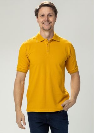 Camisa Pau a Pique Polo Mostarda