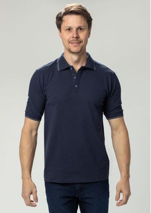 Camisa Pau a Pique Polo Marinho