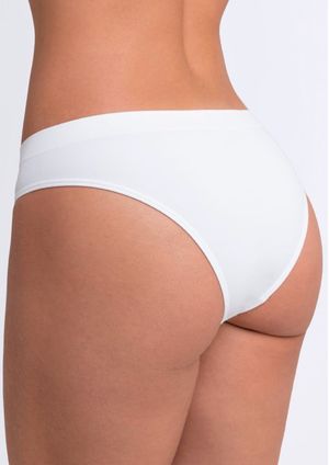 Calcinha Lupo - Loba - Branco - 40400 | Pau a Pique