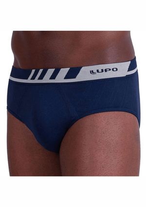 Cueca Slip Lupo - Azul Marinho - 00691 | Pau a Pique