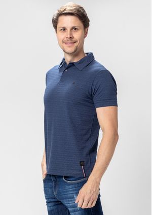 Camisa Pau a Pique Polo Azul
