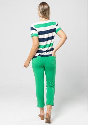 Calça Capri Pau a Pique Básica Verde