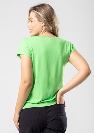 Blusa Pau a Pique Básica Verde Limão
