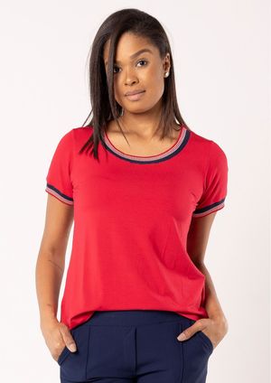 Blusa Pau a Pique Básica Vermelho