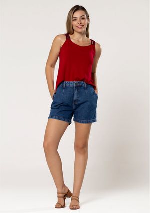 Shorts Básico Jeans Pau a Pique Azul Claro