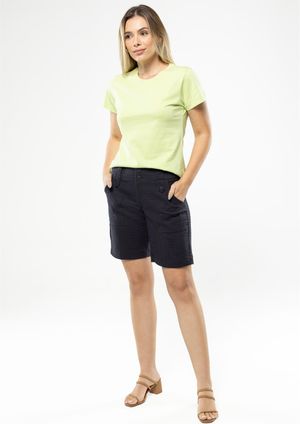 Shorts Pau a Pique de Sarja Anarruga Preto