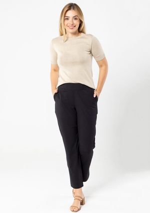 Calça Pau a Pique Básica Viscolycra Preto