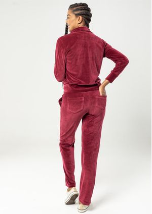 Calça Plush Pau a Pique Básica Vinho