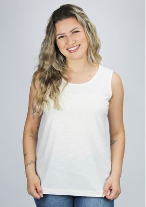 Regata Pau a Pique Básica Off White